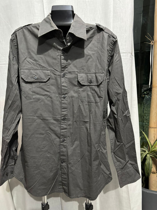 Camisa Manga Larga Gris