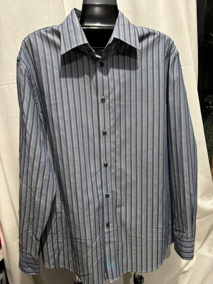 Camisa Gris Rayas